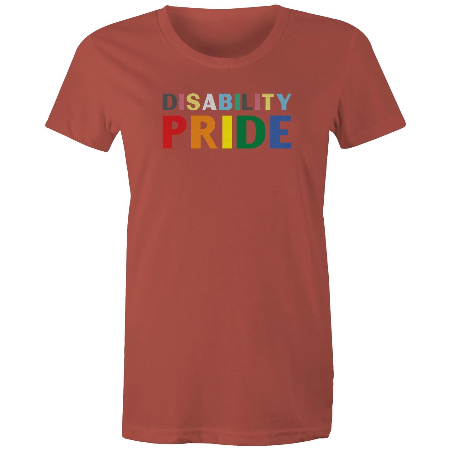 Disability PRIDE - Women's Maple Tee