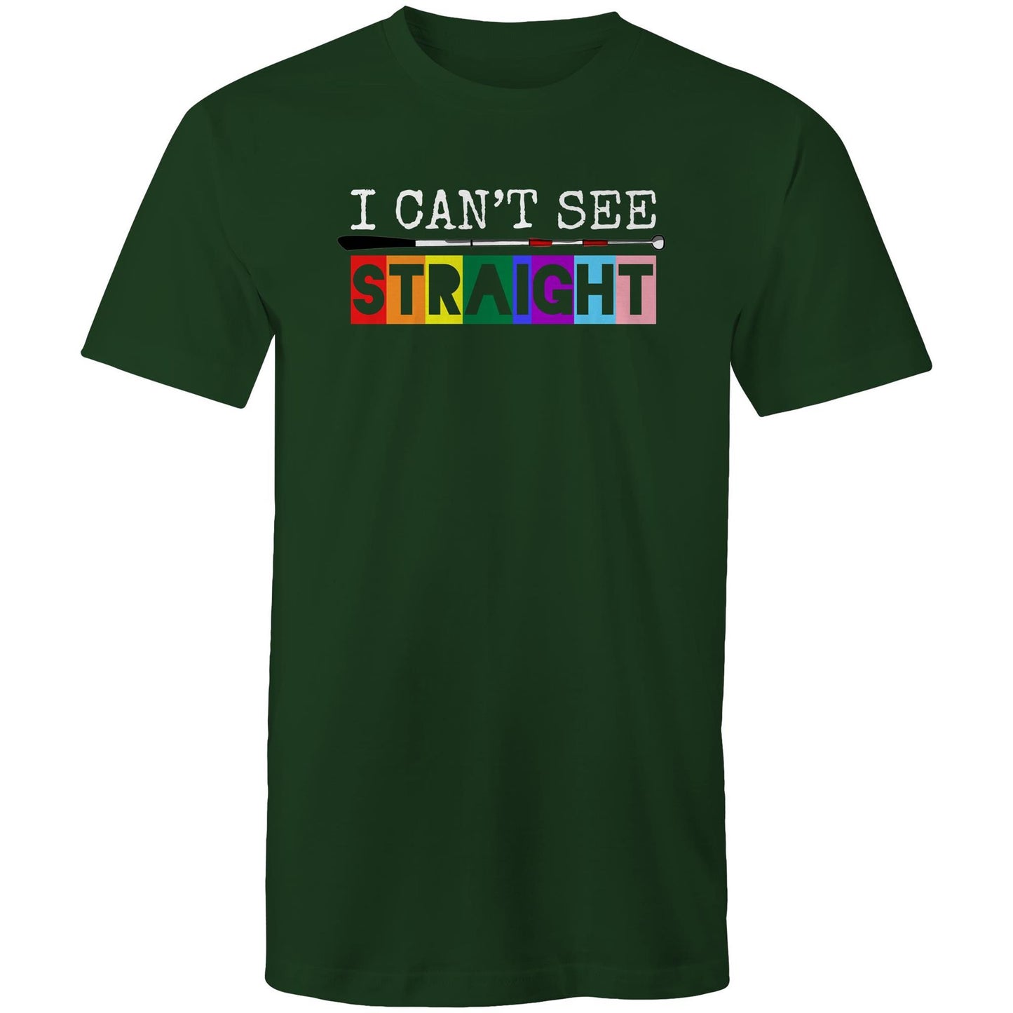 I Can’t See - STRAIGHT - Mens T-Shirt