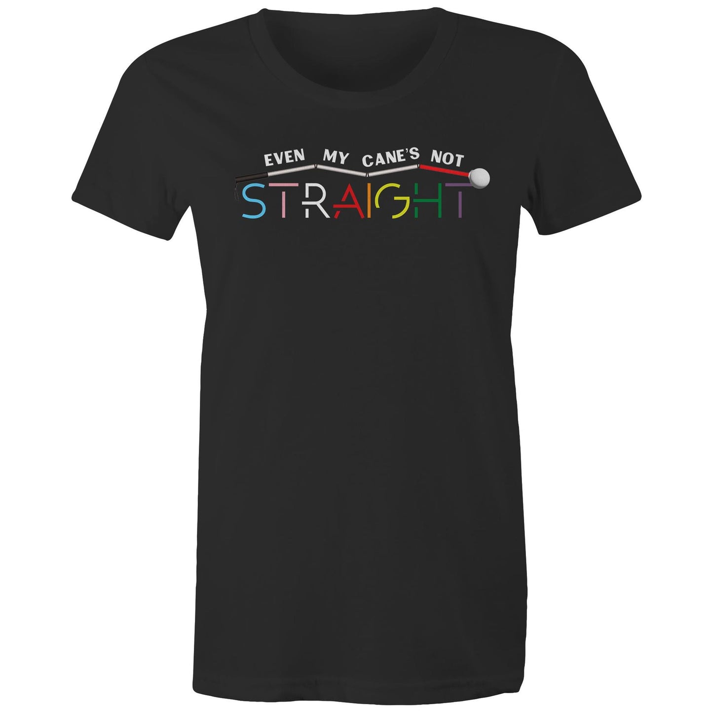 Queer Cane- Women's Maple Tee
