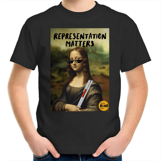 Representation Matters - Mona Lisa - Kids Youth T-Shirt