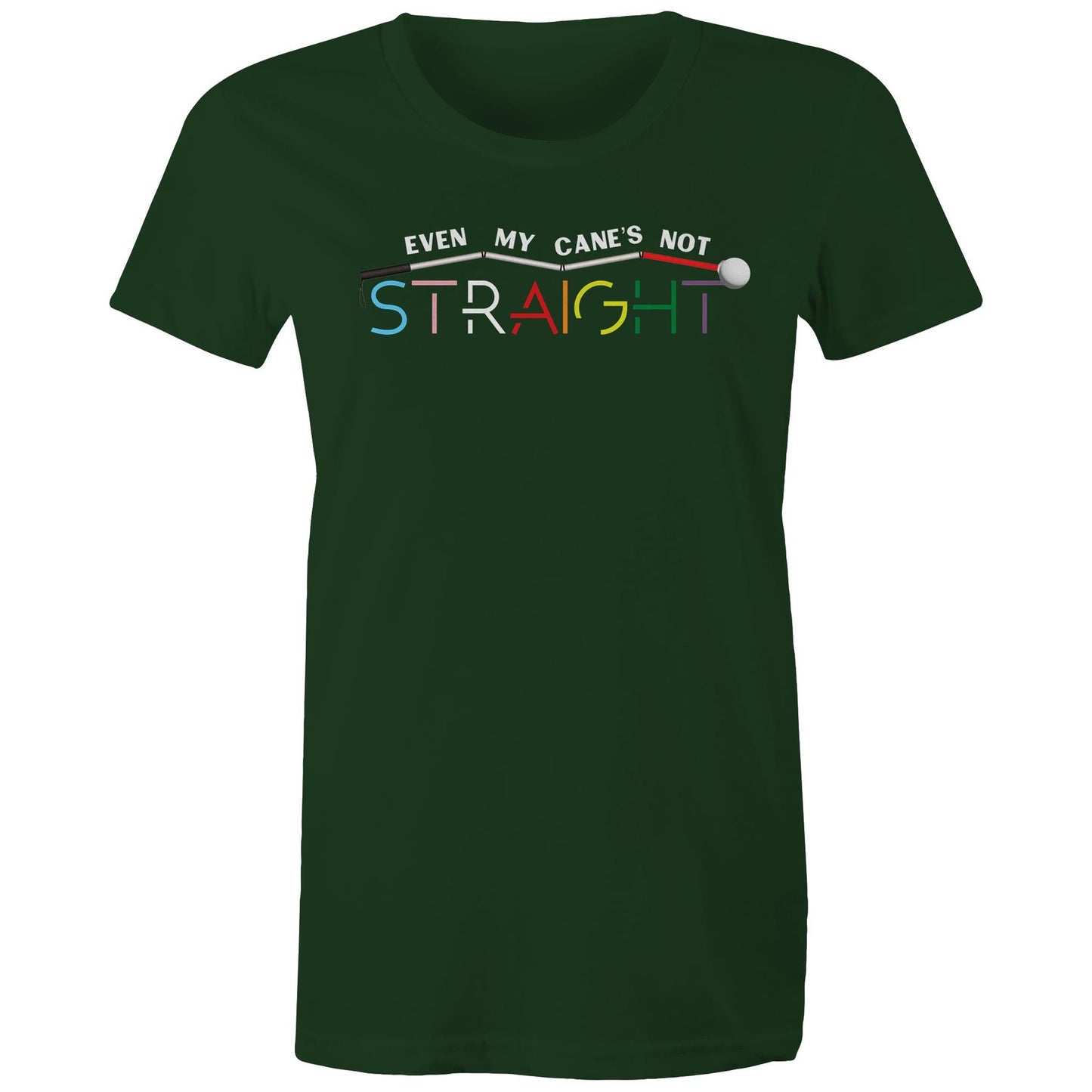 Queer Cane- Women's Maple Tee