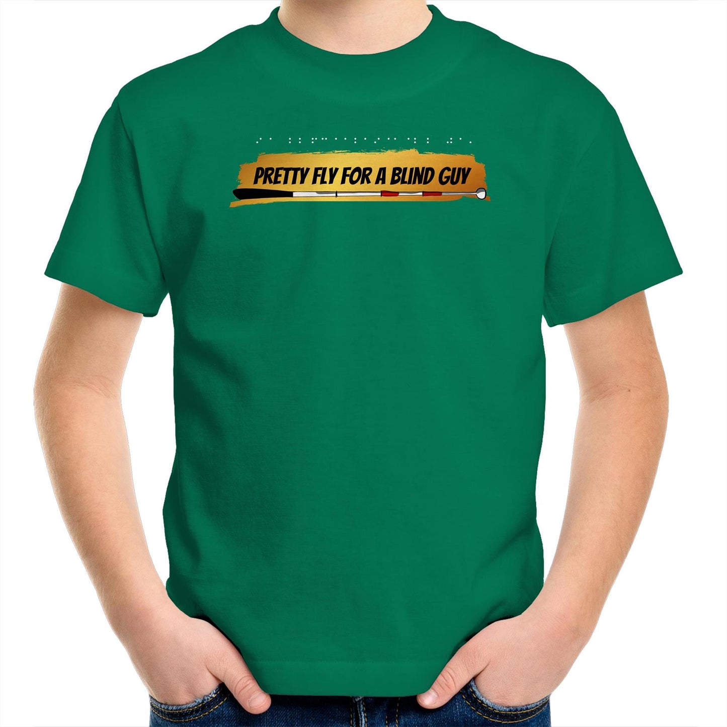 Pretty Fly for a Blind Guy - Kids Youth T-Shirt