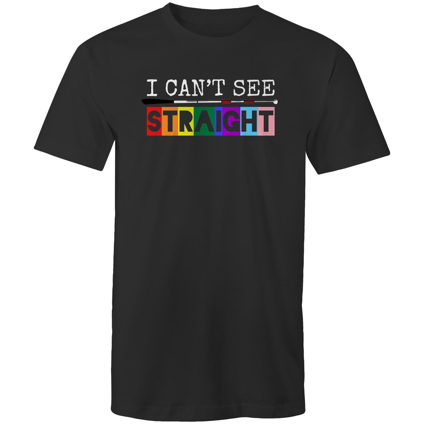 I Can’t See - STRAIGHT - Mens T-Shirt