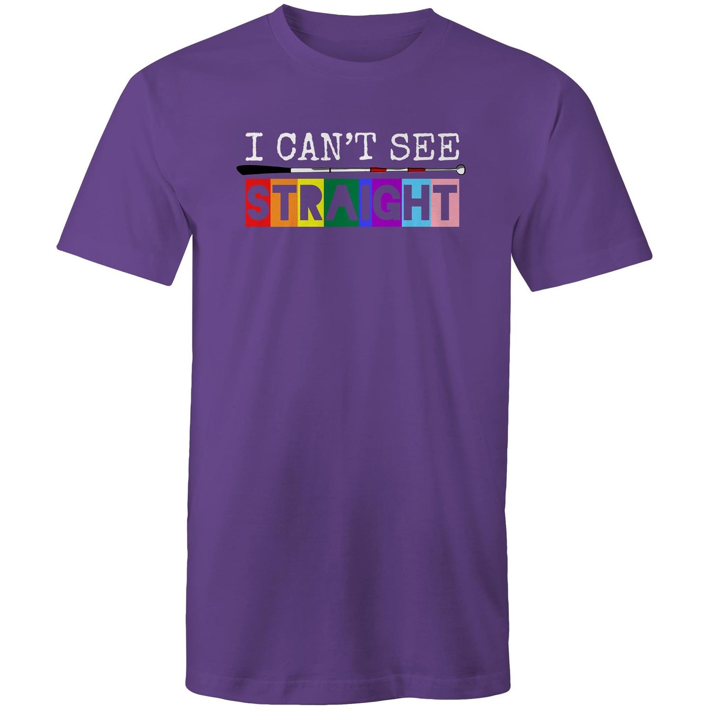 I Can’t See - STRAIGHT - Mens T-Shirt
