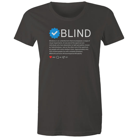 Verified Tick Blind - Women's Maple Tee