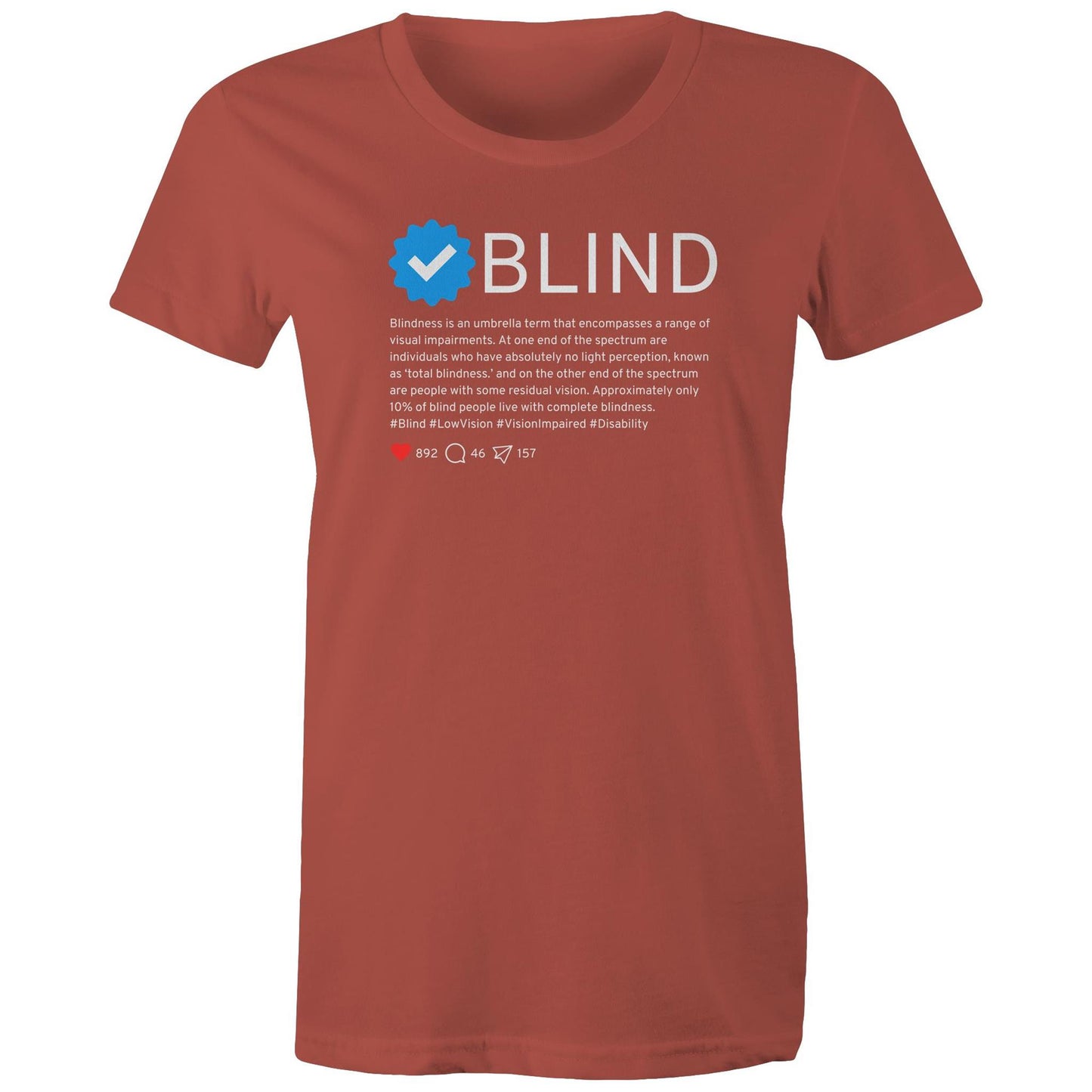 Verified Tick Blind - Women's Maple Tee