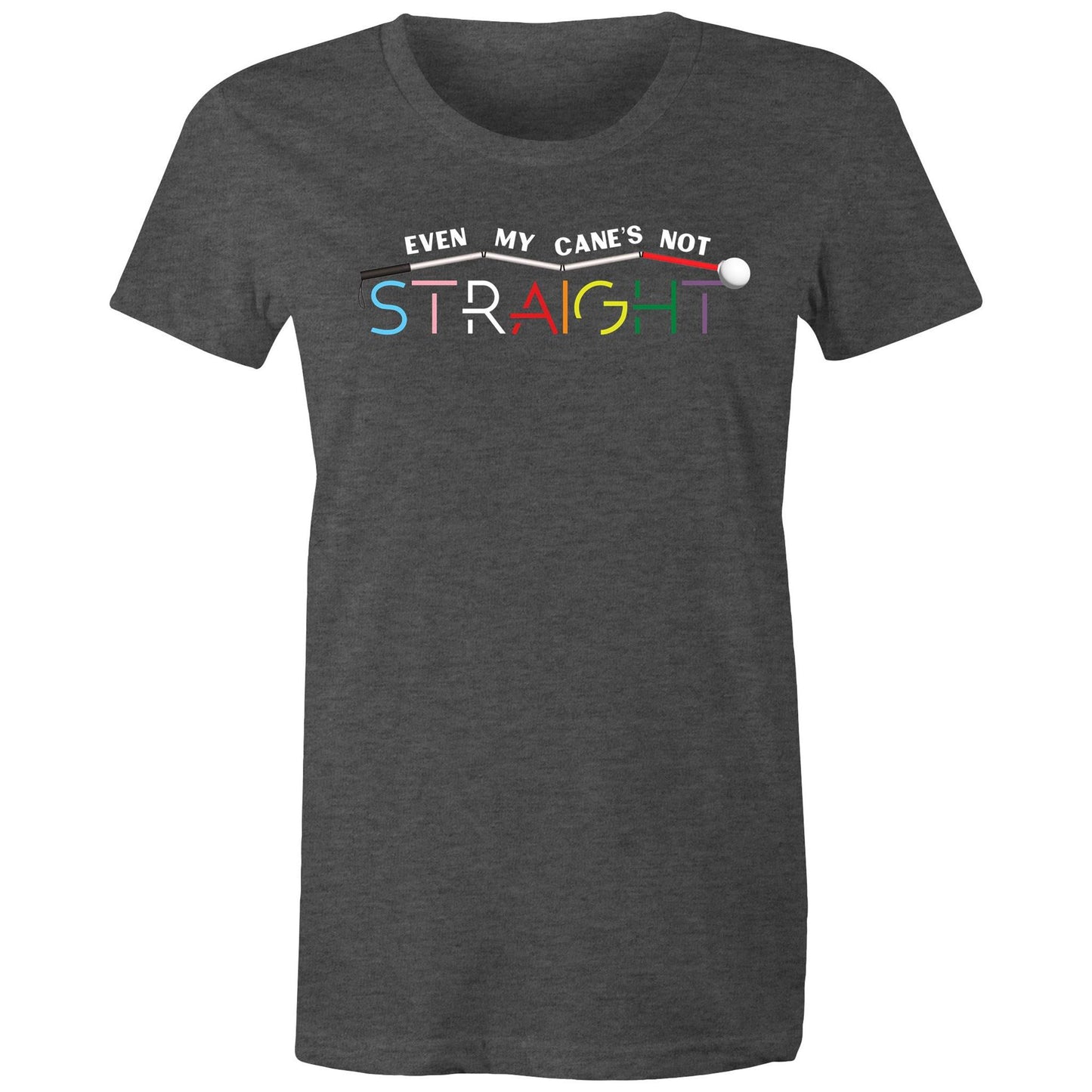 Queer Cane- Women's Maple Tee