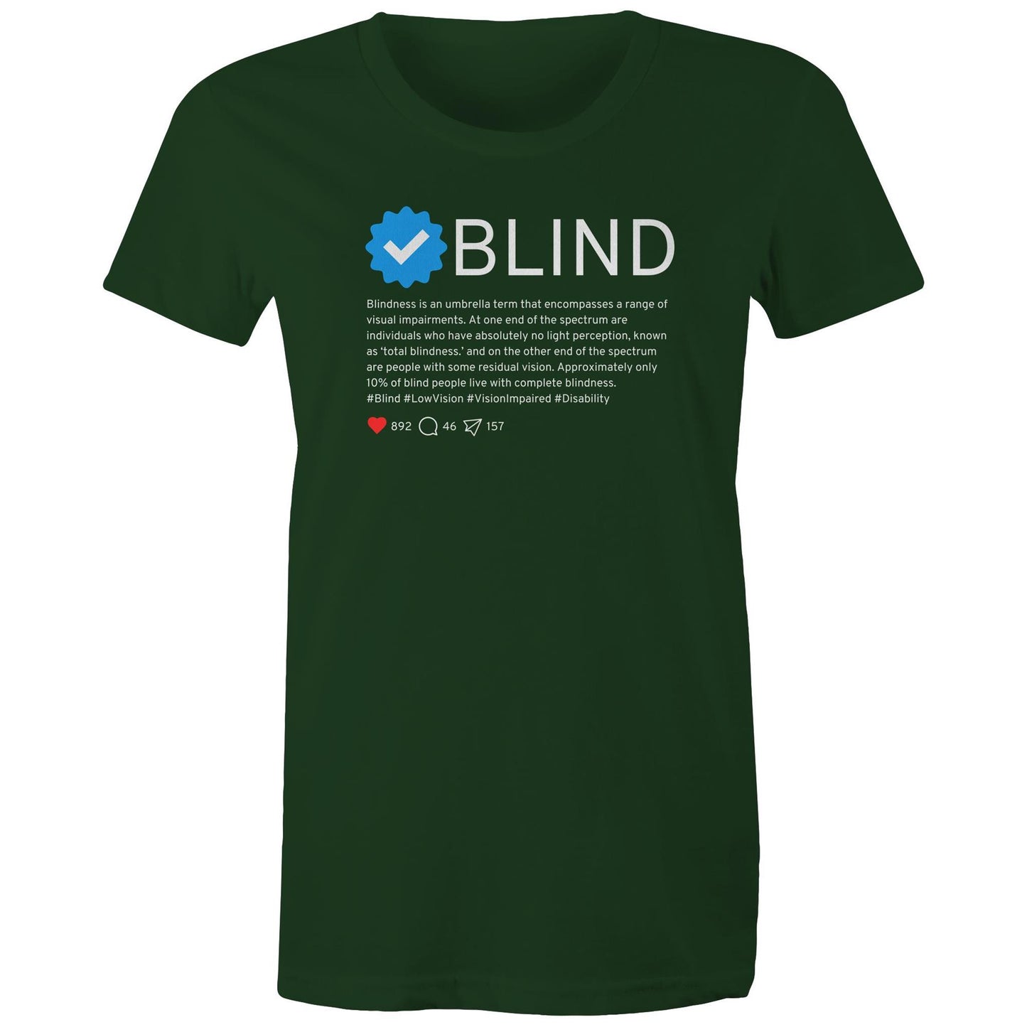 Verified Tick Blind - Women's Maple Tee