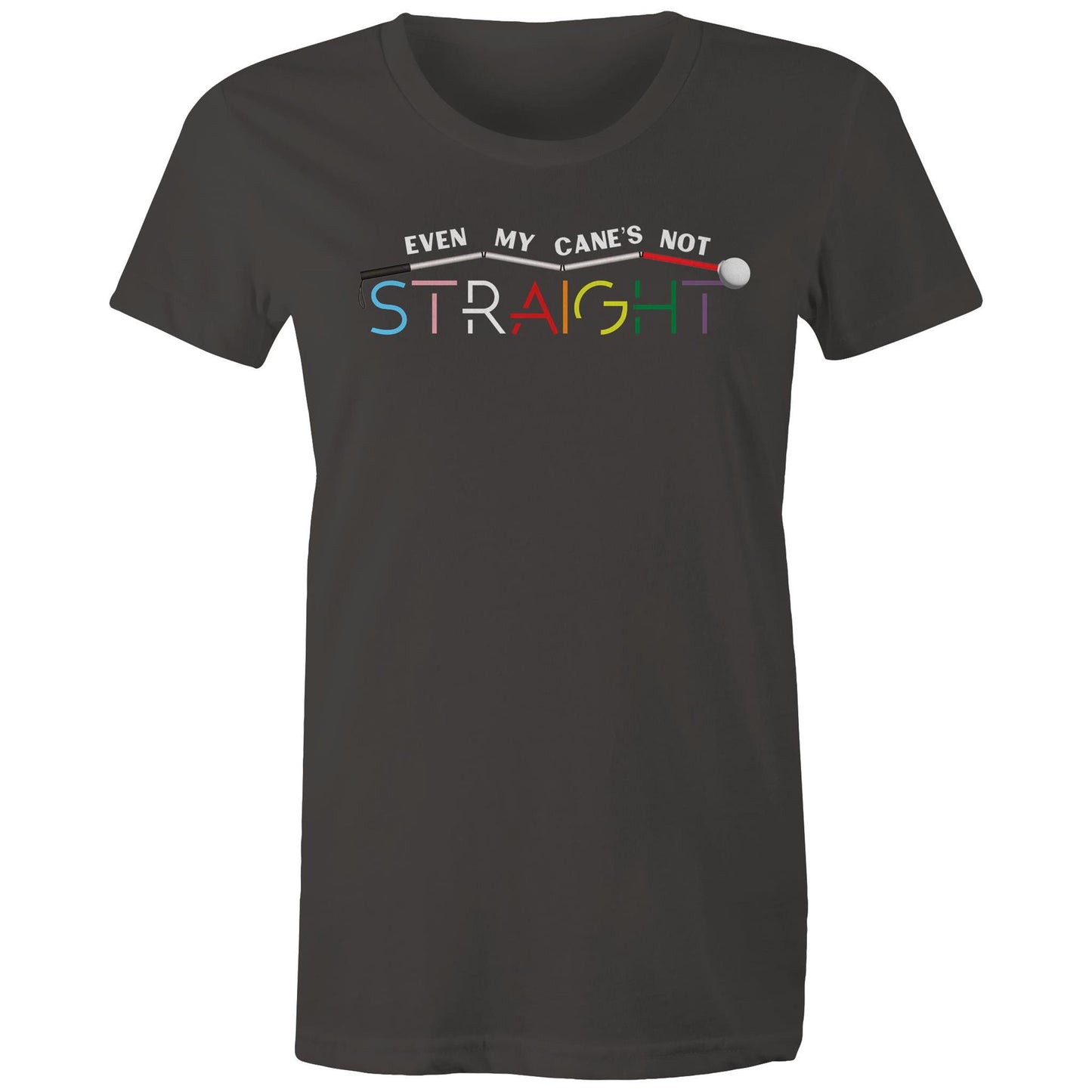 Queer Cane- Women's Maple Tee