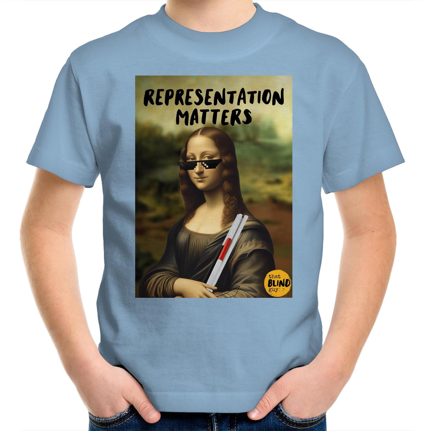 Representation Matters - Mona Lisa - Kids Youth T-Shirt