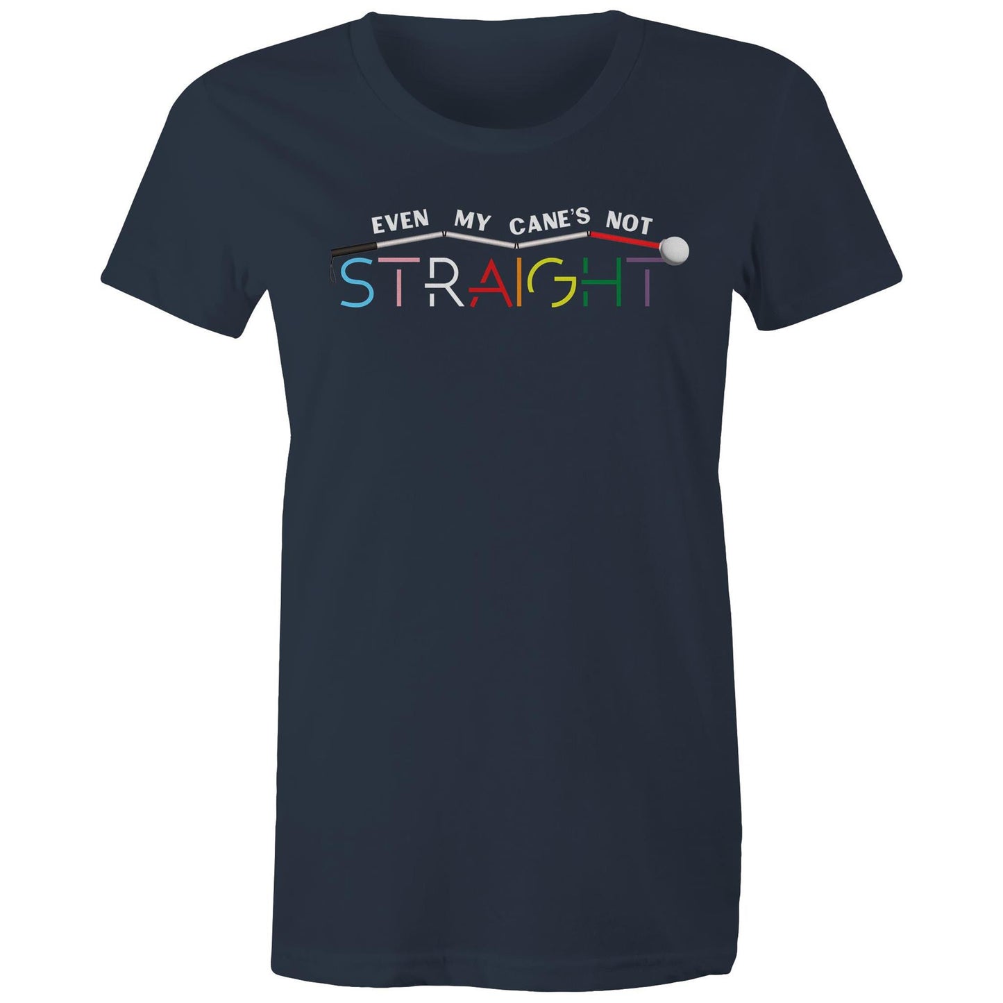 Queer Cane- Women's Maple Tee