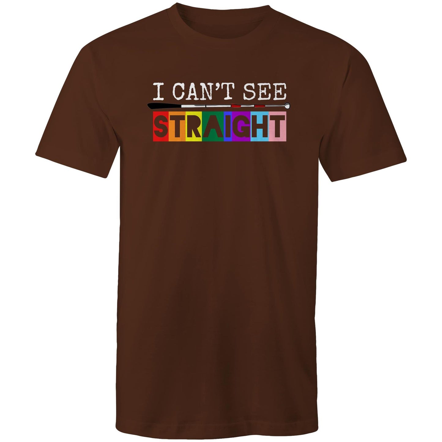 I Can’t See - STRAIGHT - Mens T-Shirt