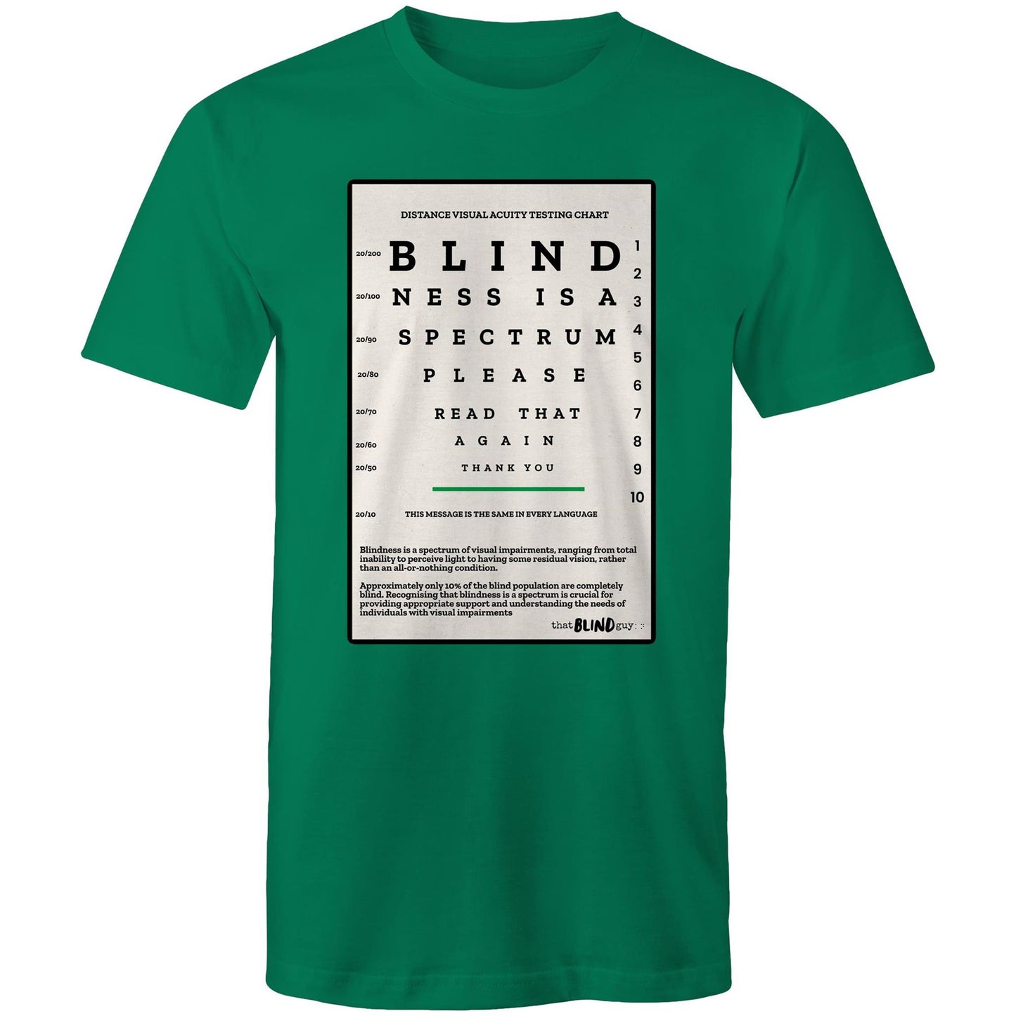 Eye Chart - Mens T-Shirt