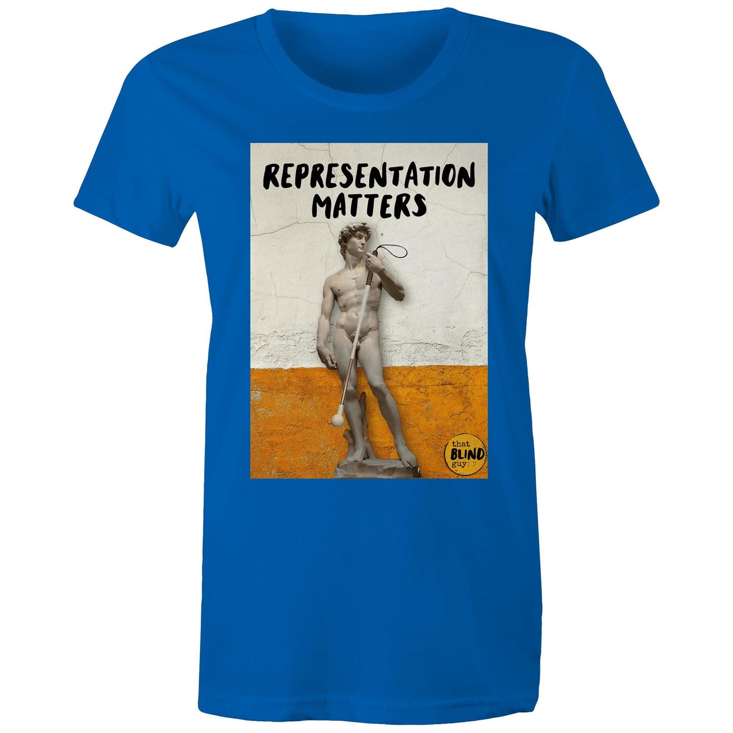 Representation Matters Statue of David - Women's Tee