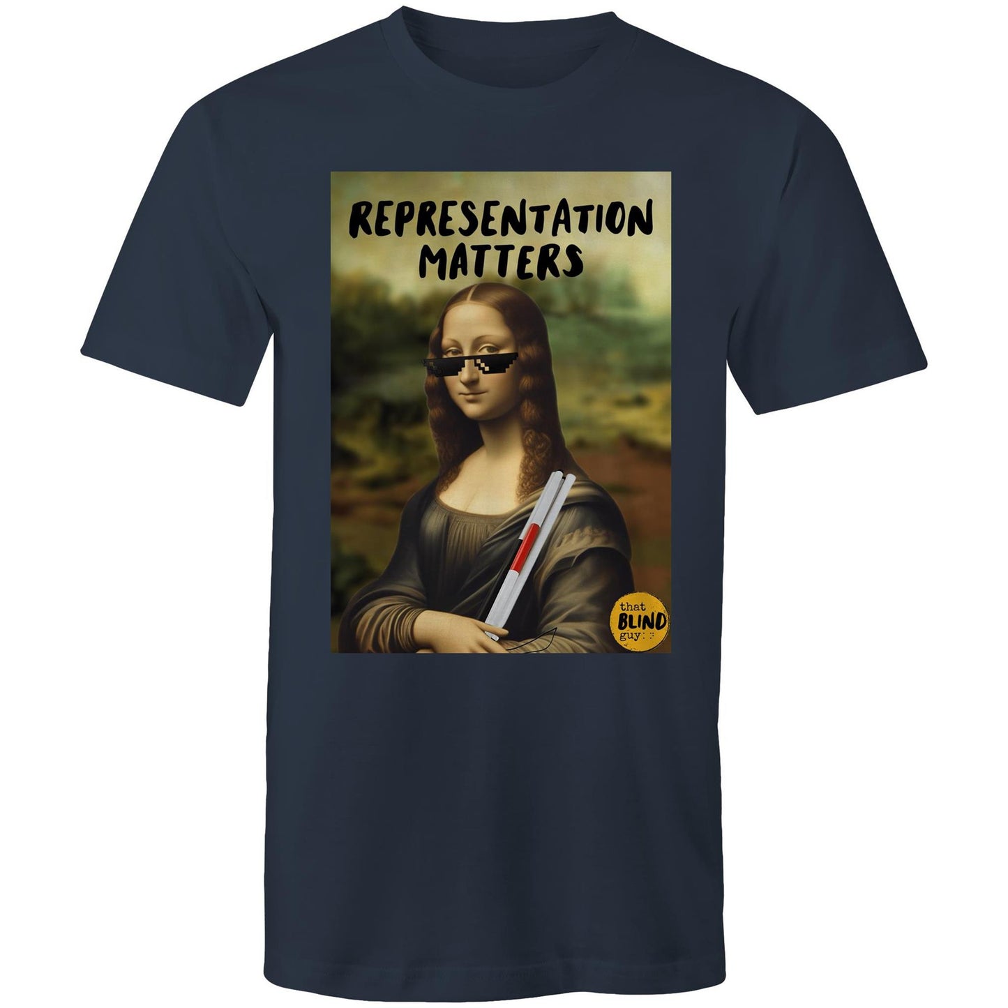 Representation Matters Mona Lisa - Mens T-Shirt