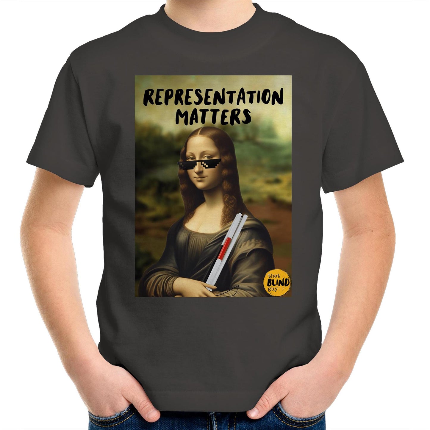 Representation Matters - Mona Lisa - Kids Youth T-Shirt