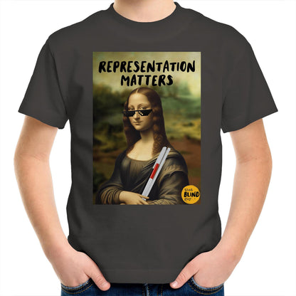 Representation Matters - Mona Lisa - Kids Youth T-Shirt