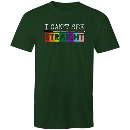 I Can’t See - STRAIGHT - Mens T-Shirt