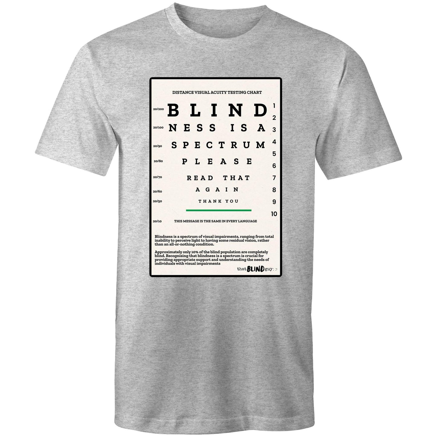 Eye Chart - Mens T-Shirt