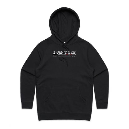I can’t see, but you can - Women's Supply Hood