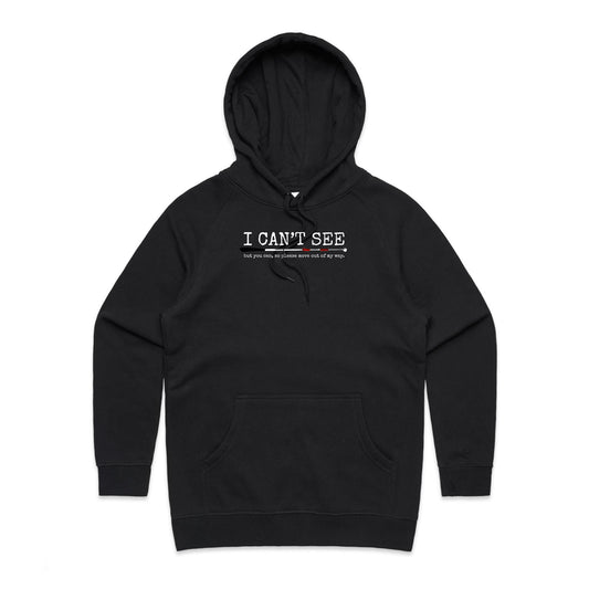 I can’t see, but you can - Women's Supply Hood