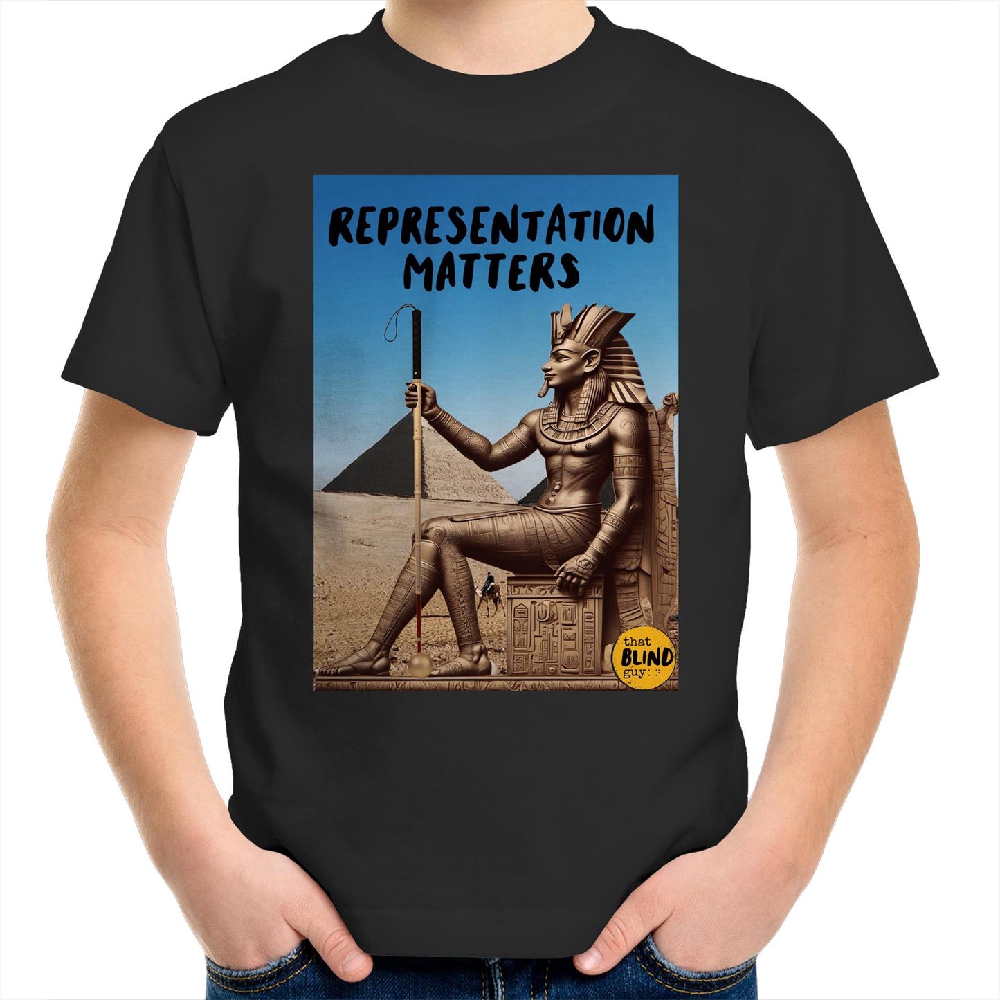 Representation Matters - Egyptian - Kids Youth T-Shirt