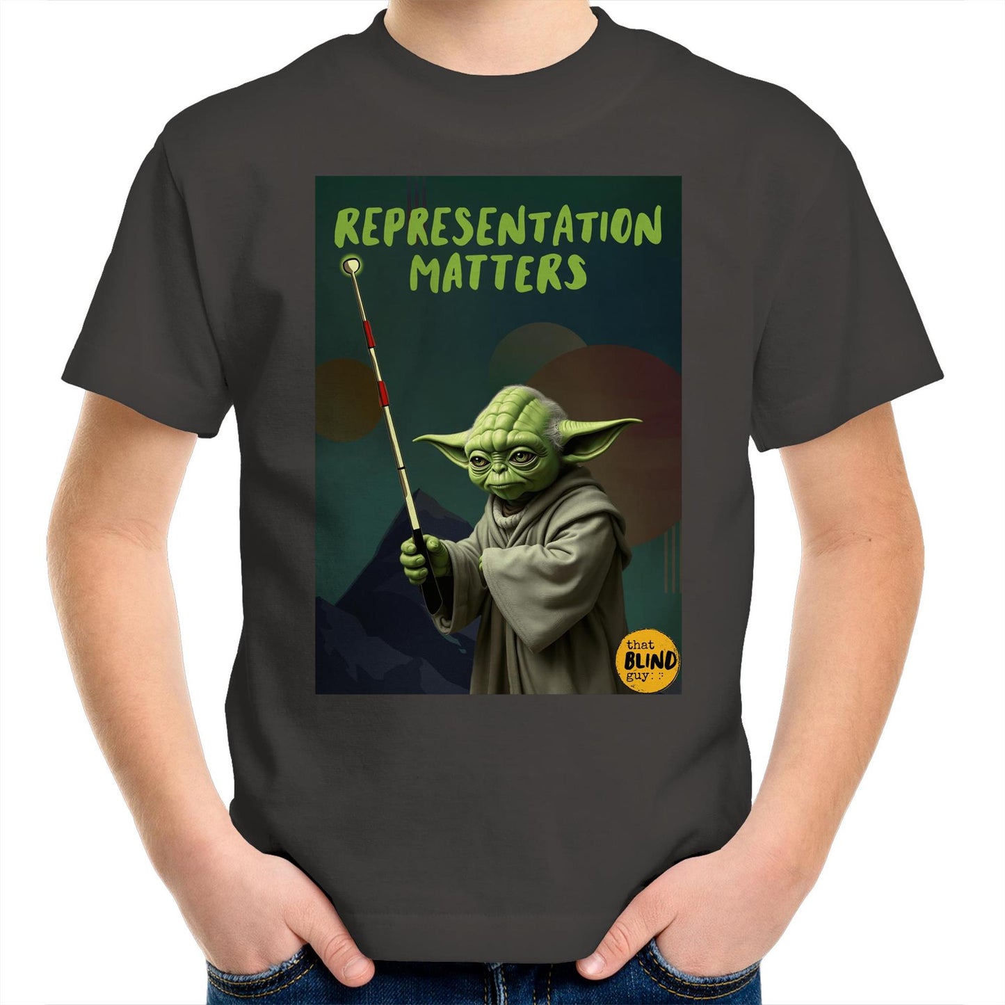 Representation Matters - YODA - Kids Youth T-Shirt