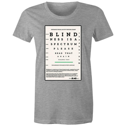 Eye Chart - Women's Maple Tee