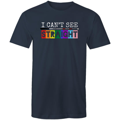 I Can’t See - STRAIGHT - Mens T-Shirt