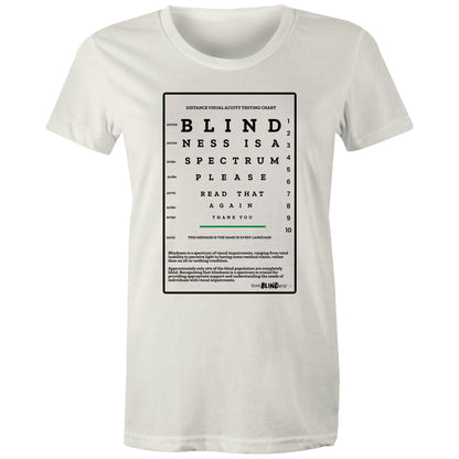 Eye Chart - Women's Maple Tee