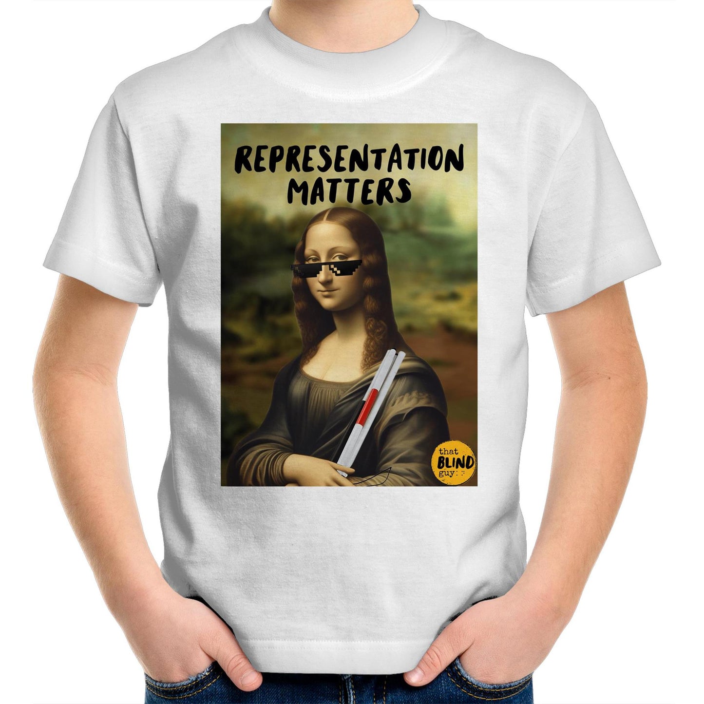 Representation Matters - Mona Lisa - Kids Youth T-Shirt