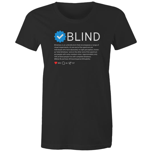 Verified Tick Blind - Women's Maple Tee