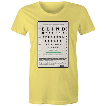 Eye Chart - Women's Maple Tee