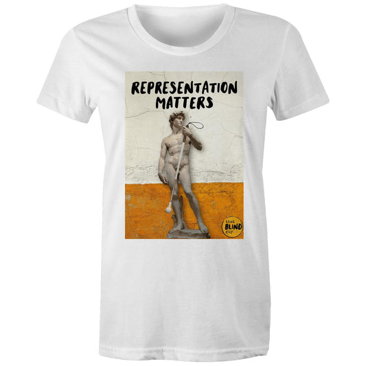 Representation Matters Statue of David - Women's Tee