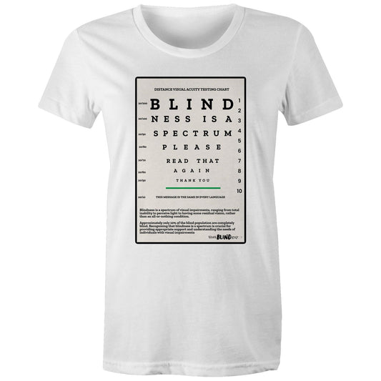 Eye Chart - Women's Maple Tee