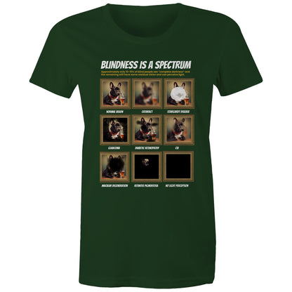 Framed Frenchie - Blindness Gallery - Women's Maple Tee
