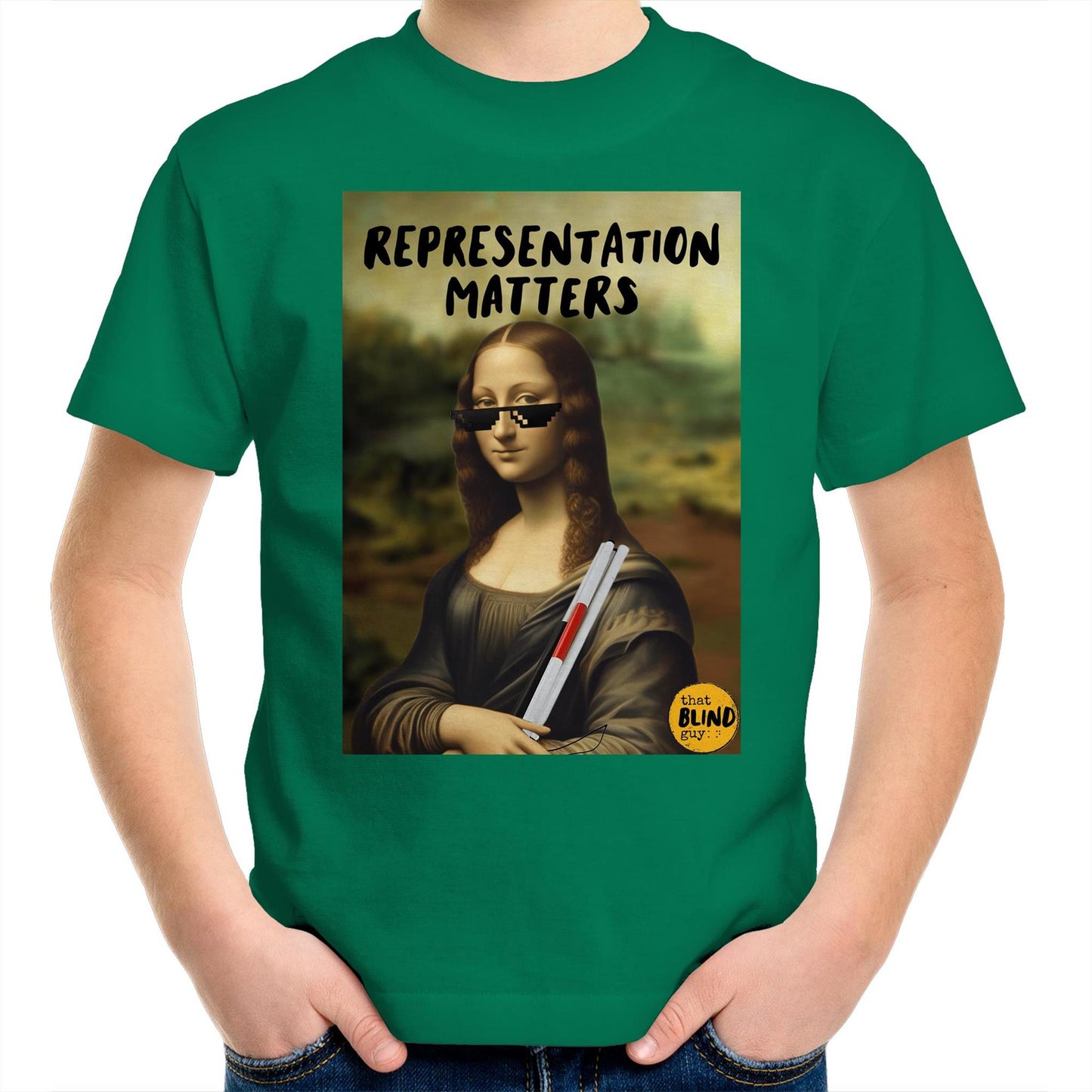 Representation Matters - Mona Lisa - Kids Youth T-Shirt