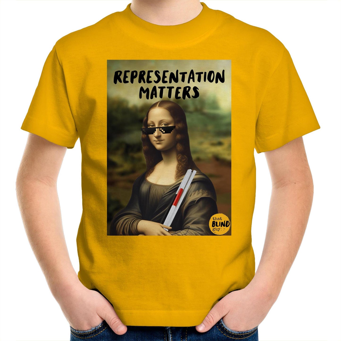 Representation Matters - Mona Lisa - Kids Youth T-Shirt