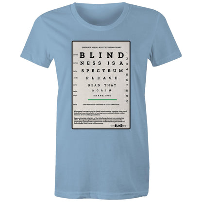 Eye Chart - Women's Maple Tee