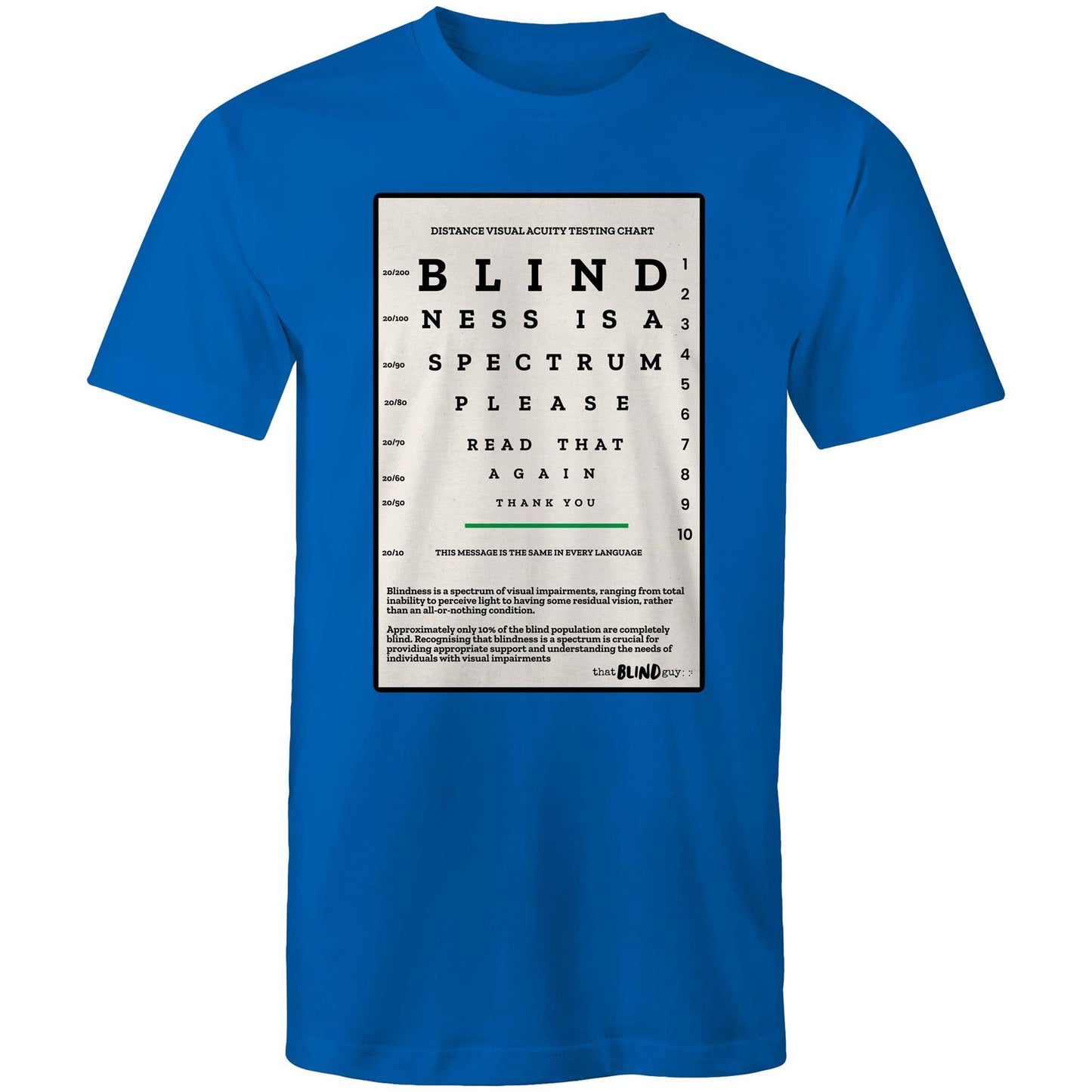 Eye Chart - Mens T-Shirt