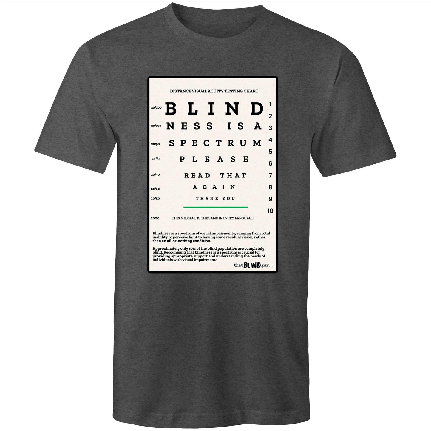 Eye Chart - Mens T-Shirt