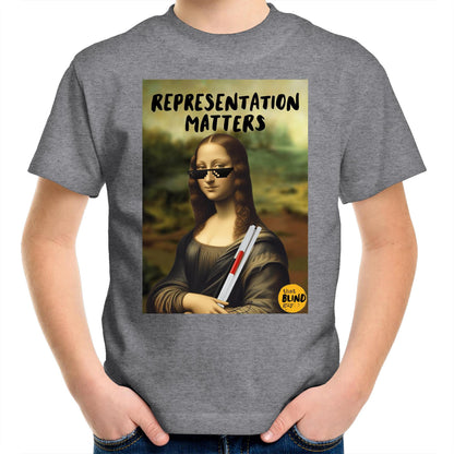 Representation Matters - Mona Lisa - Kids Youth T-Shirt