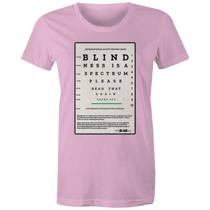 Eye Chart - Women's Maple Tee