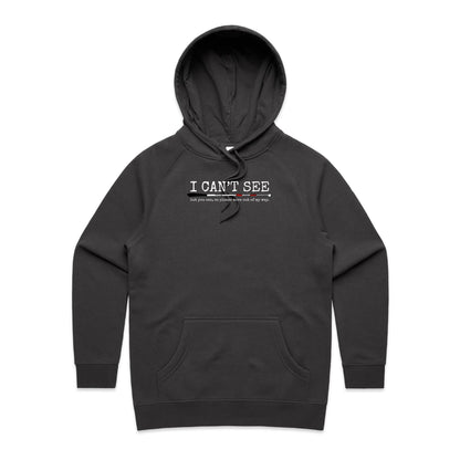 I can’t see, but you can - Women's Supply Hood
