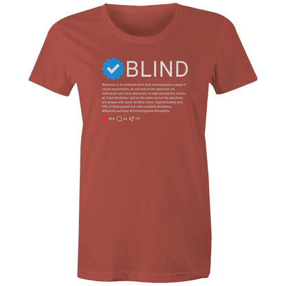 Verified Tick Blind - Women's Maple Tee