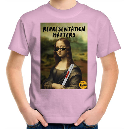 Representation Matters - Mona Lisa - Kids Youth T-Shirt