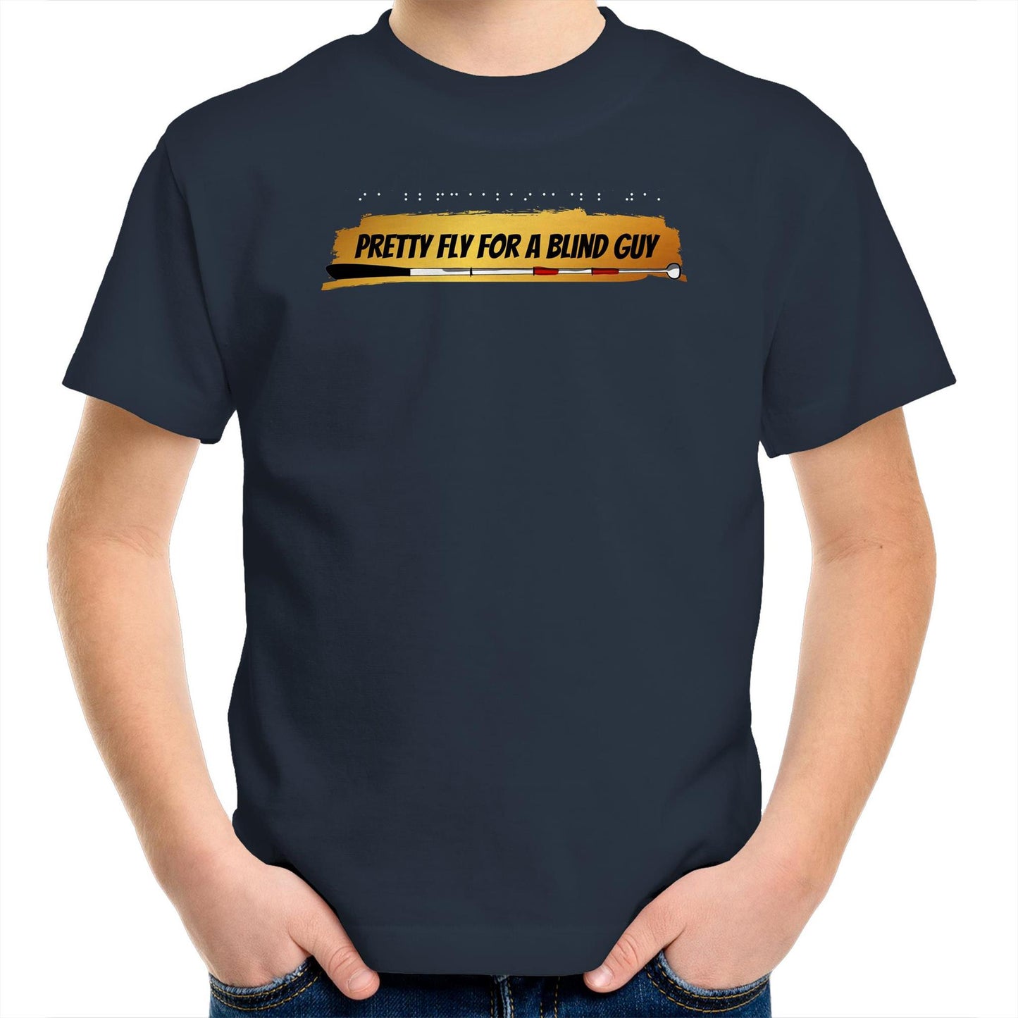 Pretty Fly for a Blind Guy - Kids Youth T-Shirt