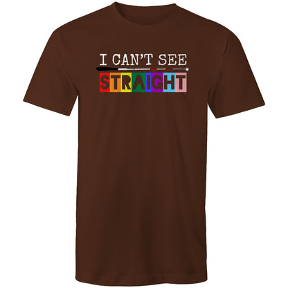 I Can’t See - STRAIGHT - Mens T-Shirt