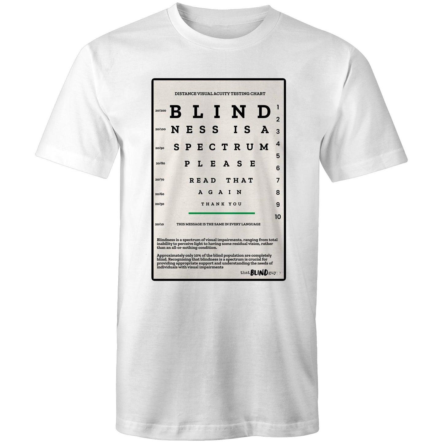 Eye Chart - Mens T-Shirt